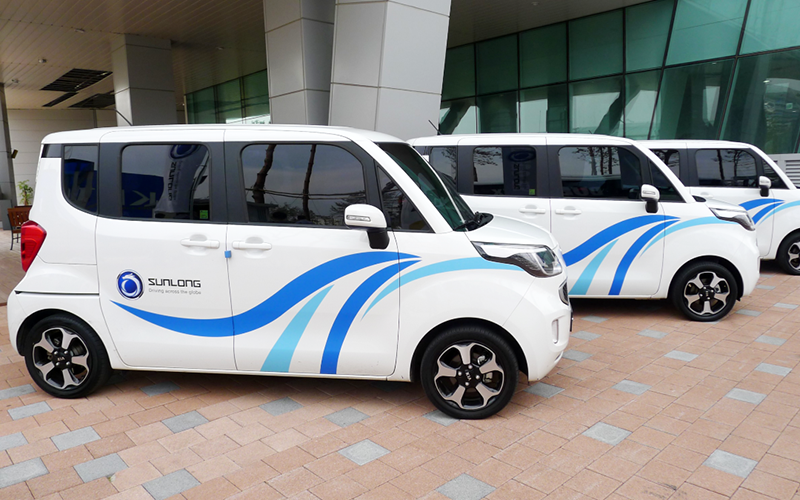2012年，200臺申龍DUEGOEX進入韓國，作為第一家批量出口韓國市場的中國客車企業。
